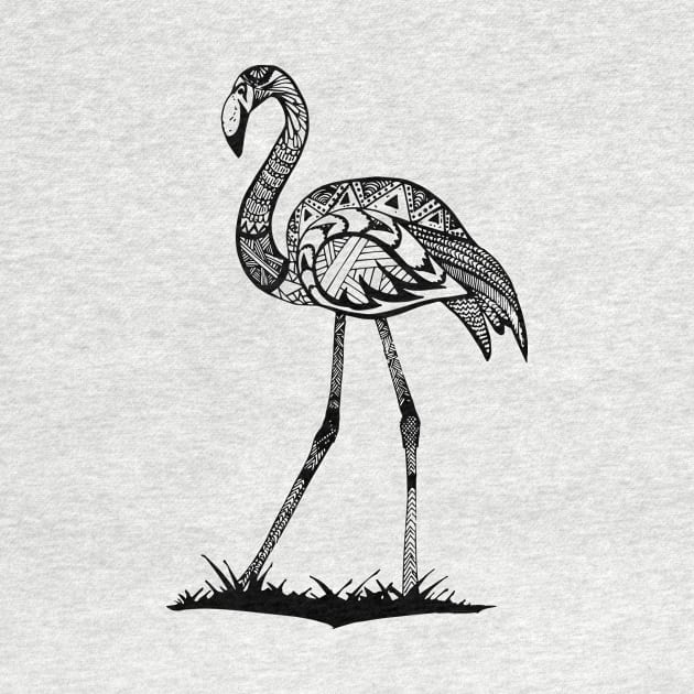 The flamingo sharpie art by KreartHub